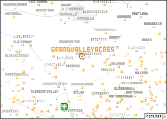 map of Grand Valley Acres