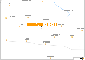 map of Grandview Heights