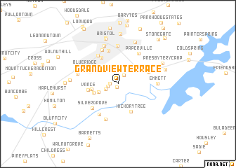 map of Grandview Terrace