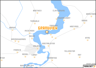 map of Grandview