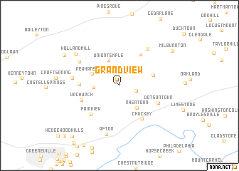 map of Grandview