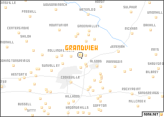 map of Grandview