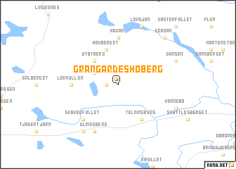 map of Grangärdes Hoberg