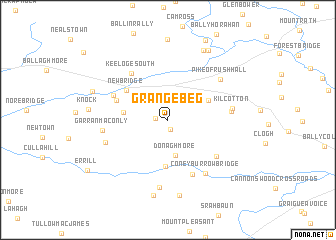 map of Grange Beg