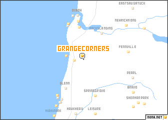 map of Grange Corners