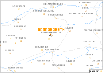map of Grangegeeth