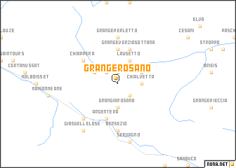 map of Grange Rosano