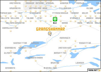 map of Grängshammar