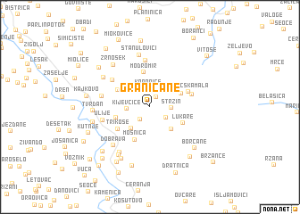 map of Graničane