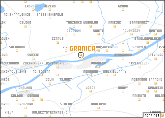 map of Granica