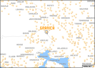 map of Granica