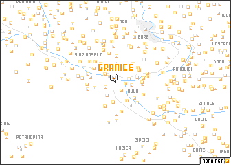 map of Granice