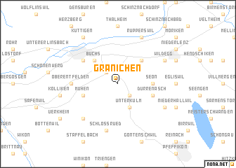 map of Gränichen