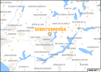 map of Granite Springs