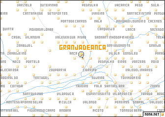 map of Granja de Ancã