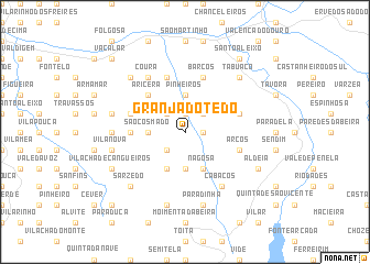 map of Granja do Tedo