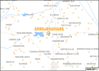 map of Granjas Unidas