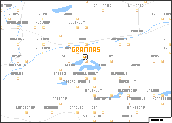 map of Grannäs