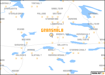 map of Gransmåla