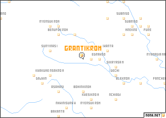 map of Grantikrom