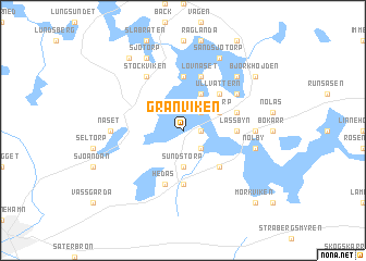 map of Granviken