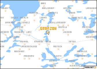 map of Granzow