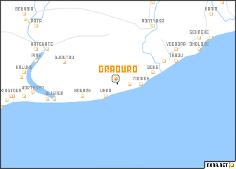 map of Graouro