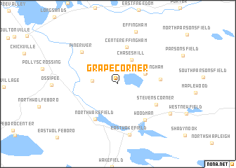 map of Grape Corner