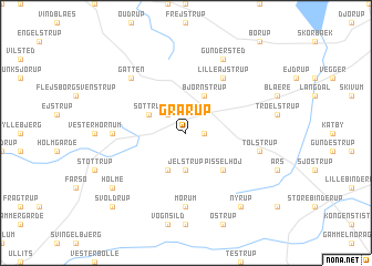 map of Grårup