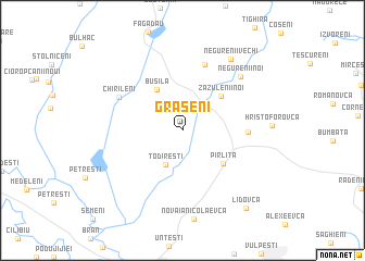 map of Grăseni