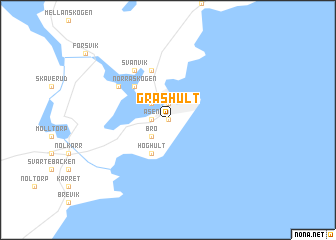 map of Gräshult