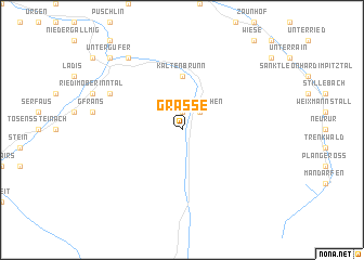 map of Grasse