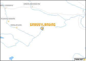 map of Grassy Landing