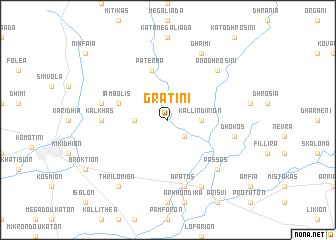 map of Gratiní