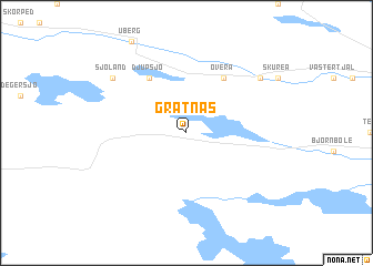 map of Grätnäs