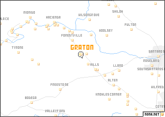 map of Graton