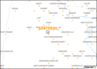 map of Gratreuil