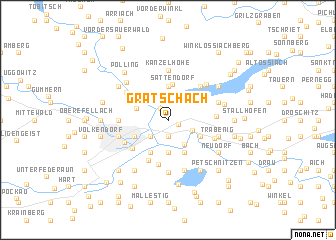 map of Gratschach