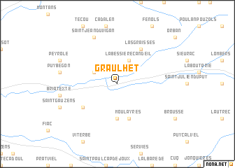 map of Graulhet