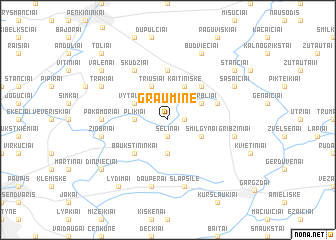 map of Grauminė