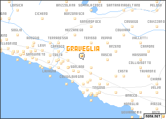 map of Graveglia