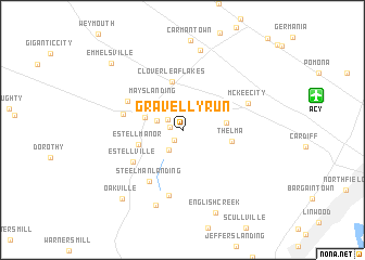 map of Gravelly Run