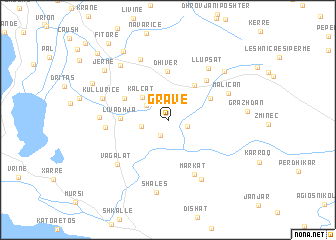 map of Gravë