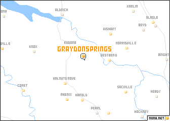 map of Graydon Springs