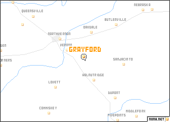 map of Grayford