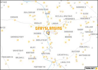 map of Grays Landing