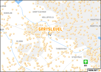 map of Grays Level