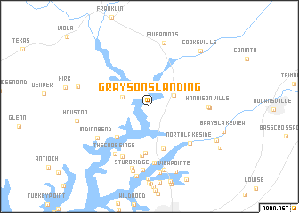 map of Graysons Landing