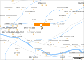 map of Grayssas