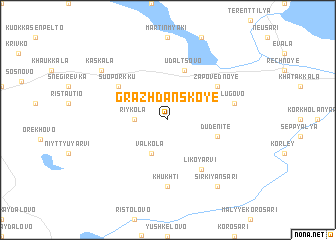 map of Grazhdanskoye